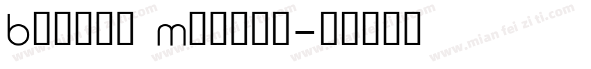Bariow Medium字体转换